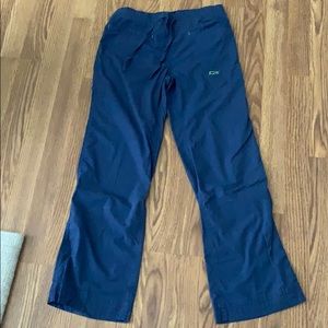 Dark blue scrub pants